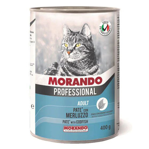 Morando Professional Cat Pate with Codfish 400g - Mickey's Pets Store