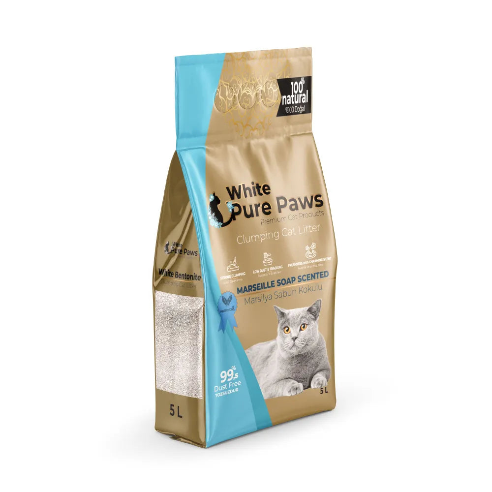 White Pure Paws Cat Litter Scent ( 5 L) - Mickey's Pets Store