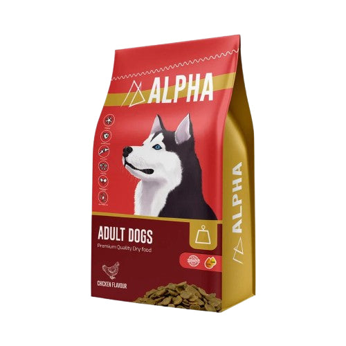 ALPHA Dry Food for Adult Dogs 4Kg - Mickey's Pets Store
