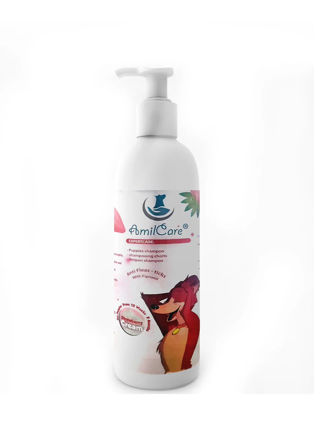 Amil Care Strawberry Shampoo FOR DOG PUPPY 1L - Mickey's Pets Store