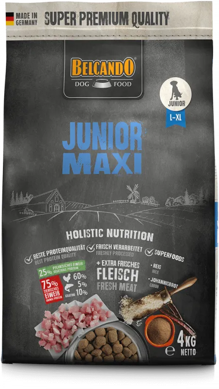 Belcando Junior Maxi (4kg-12.5kg-22kg) - Mickey's Pets Store