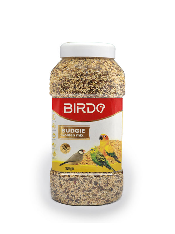 Birdo Budgie Golden Mix 900gm - Mickey's Pets Store