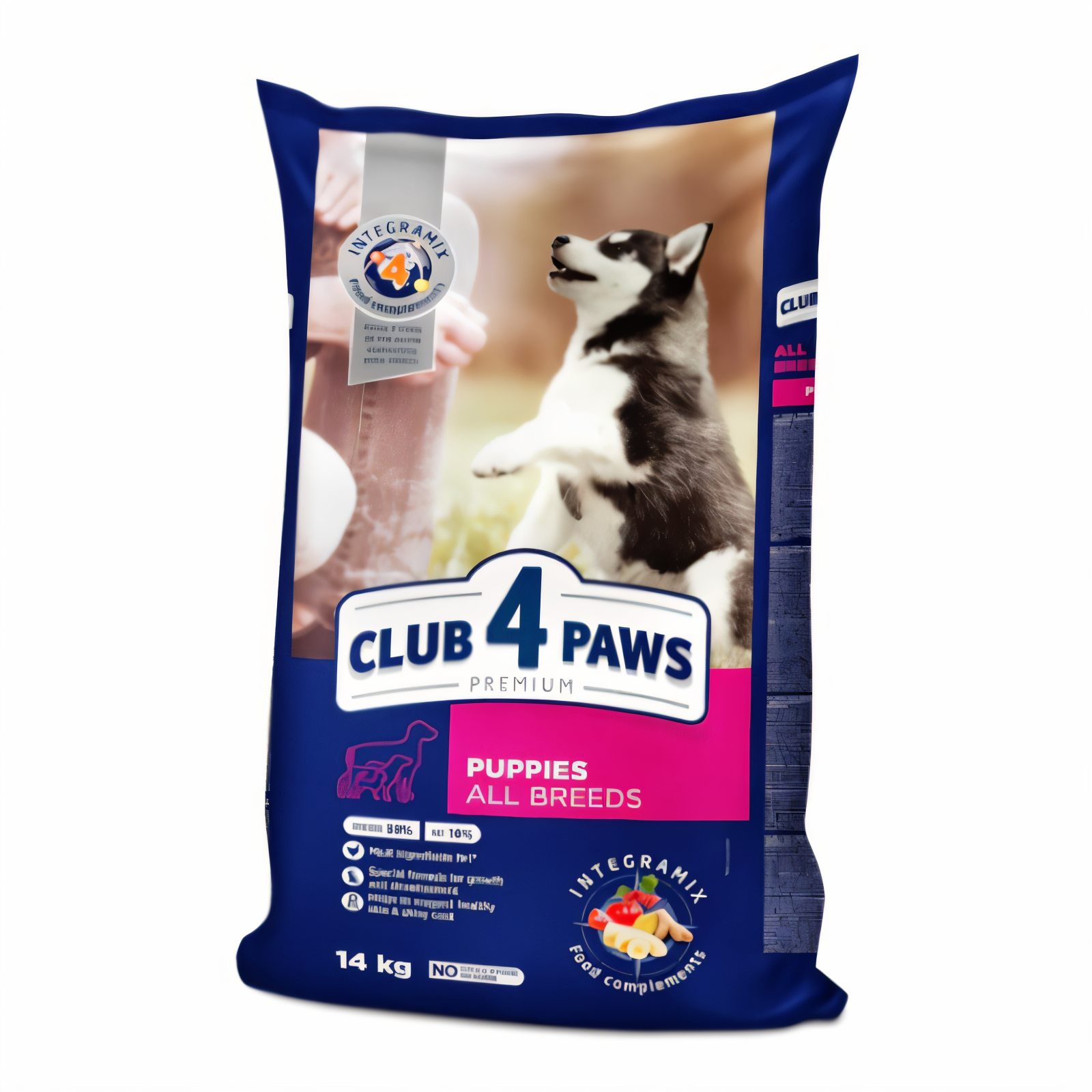 CLUB 4 PAWS Premium Puppies All Breeds With Chicken Dry Dog Food (2kg/14kg) - Mickey's Pets Store