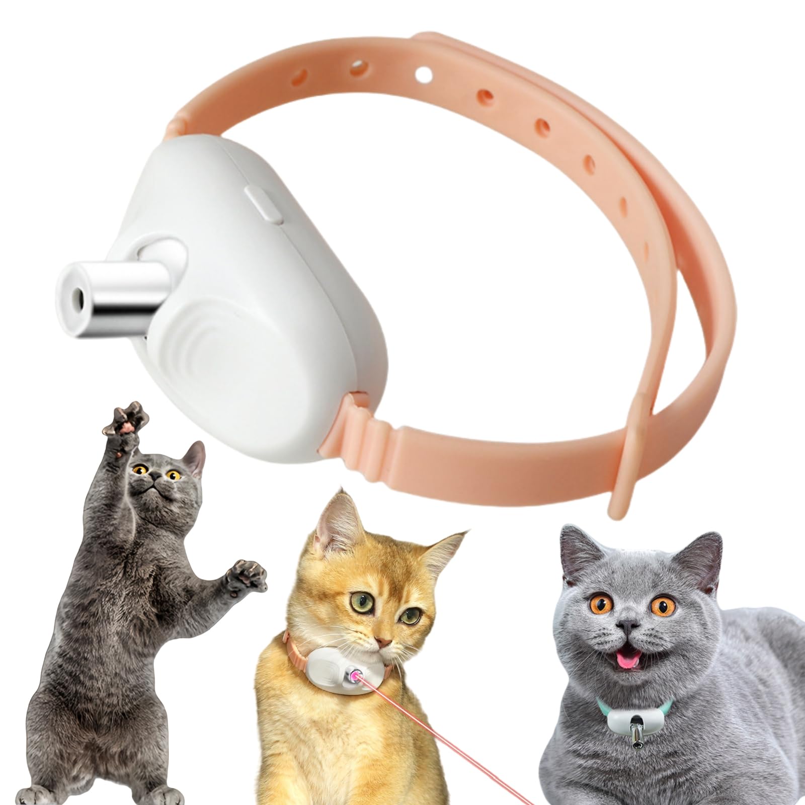 Cat Laser Collar Pointer Toy,Cat Collar,Red Dot - Mickey's Pets Store