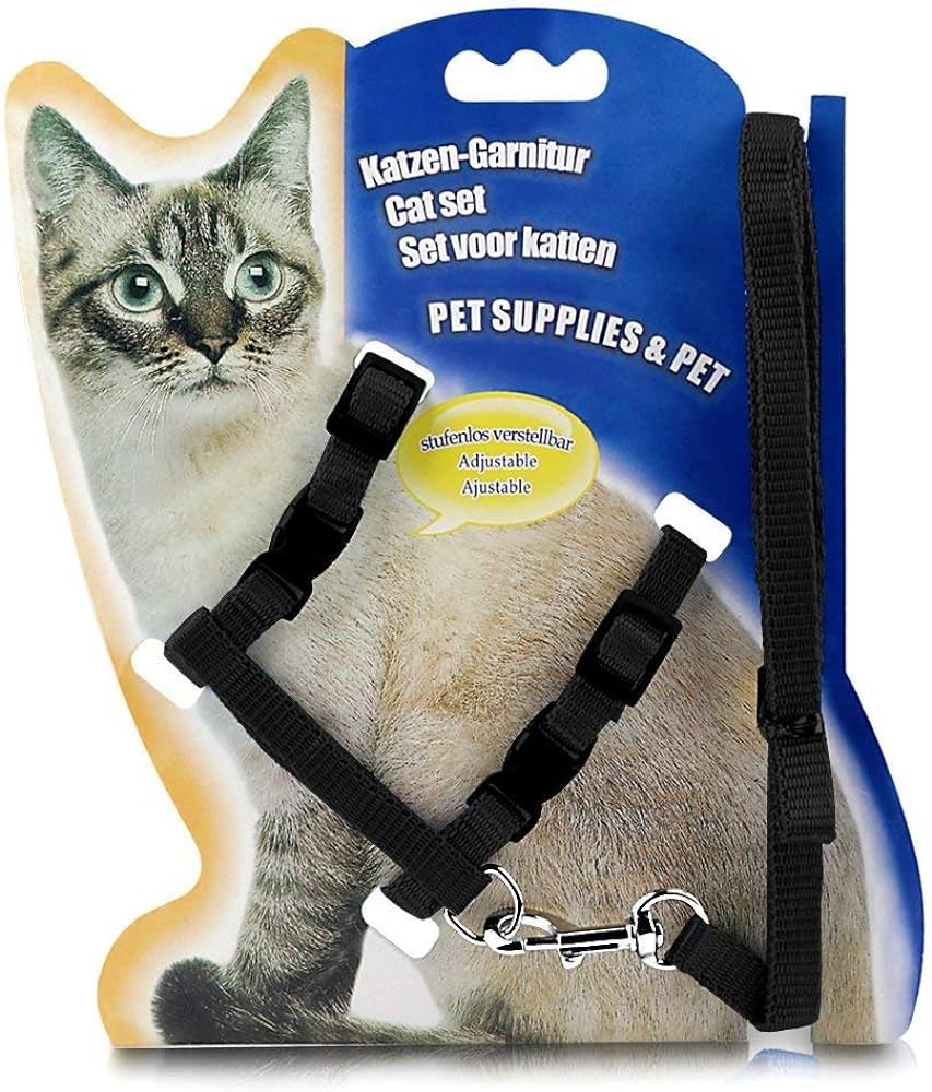 Cat harness belt traction rope leash safety collar - Mickey's Pets Store