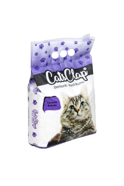 CatsClap Bentonite Clumping Cat Litter Lavender 10L - Mickey's Pets Store