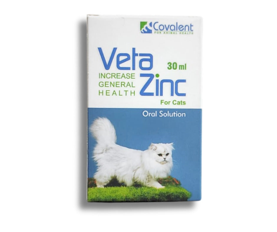 Covalent Veta Zinc Increase General Health Oral Solutions For Cats - Mickey's Pets Store