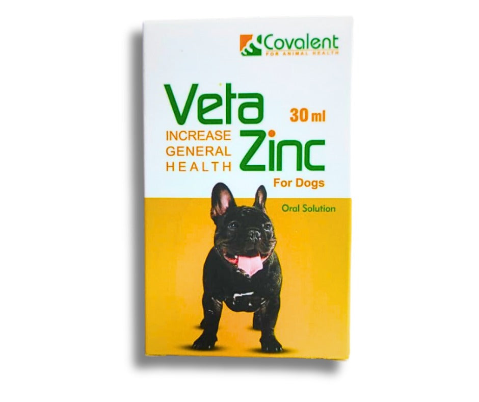 Covalent Veta Zinc Increase General Health Oral Solutions For Dogs - Mickey's Pets Store
