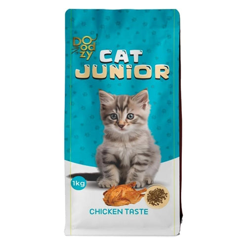 Dodzy Junior Cat Dry Food with Chicken 1Kg - Mickey's Pets Store