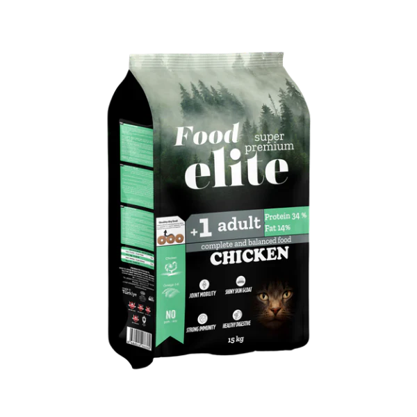 Elite - Dry Cat Food - 15 Kg - Mickey's Pets Store