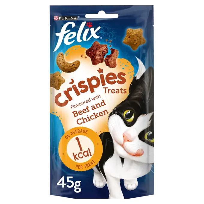 FELIX® Crispies Beef and Chicken Cat Treats - Mickey's Pets Store