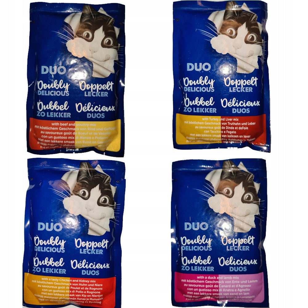 FELIX® DUO .Pieces in jelly. Canned portioned full-ration food for adult cats 85g - Mickey's Pets Store