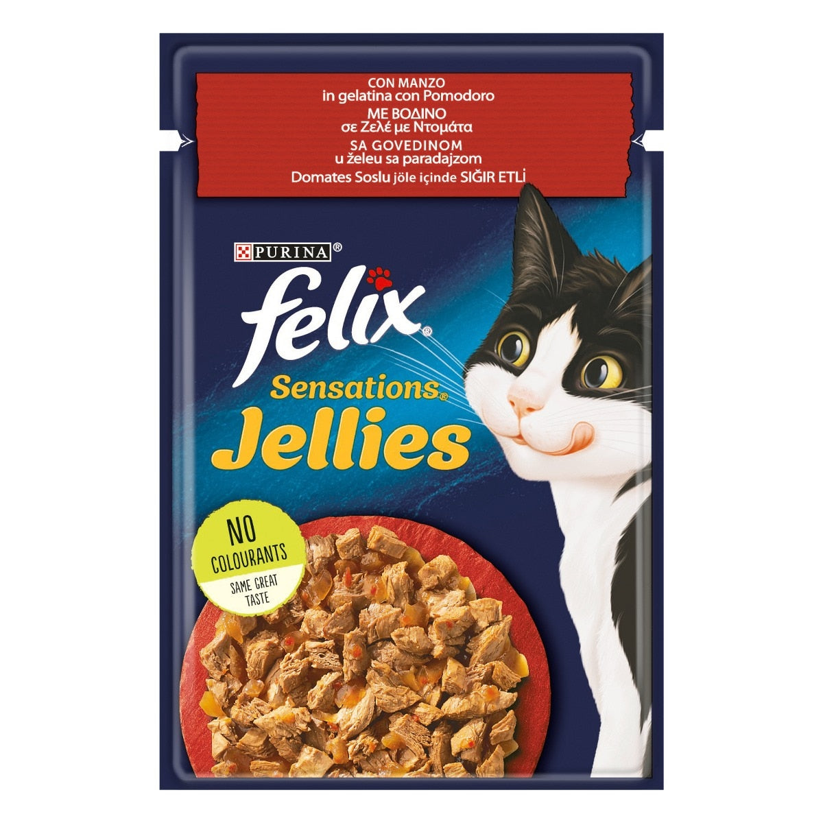 FELIX Sensations Jellies Beef 80 Gr - Mickey's Pets Store