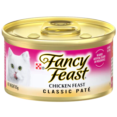 Fancy Feast Classic Pate Chicken Feast Gourmet Cat Food 85g - Mickey's Pets Store