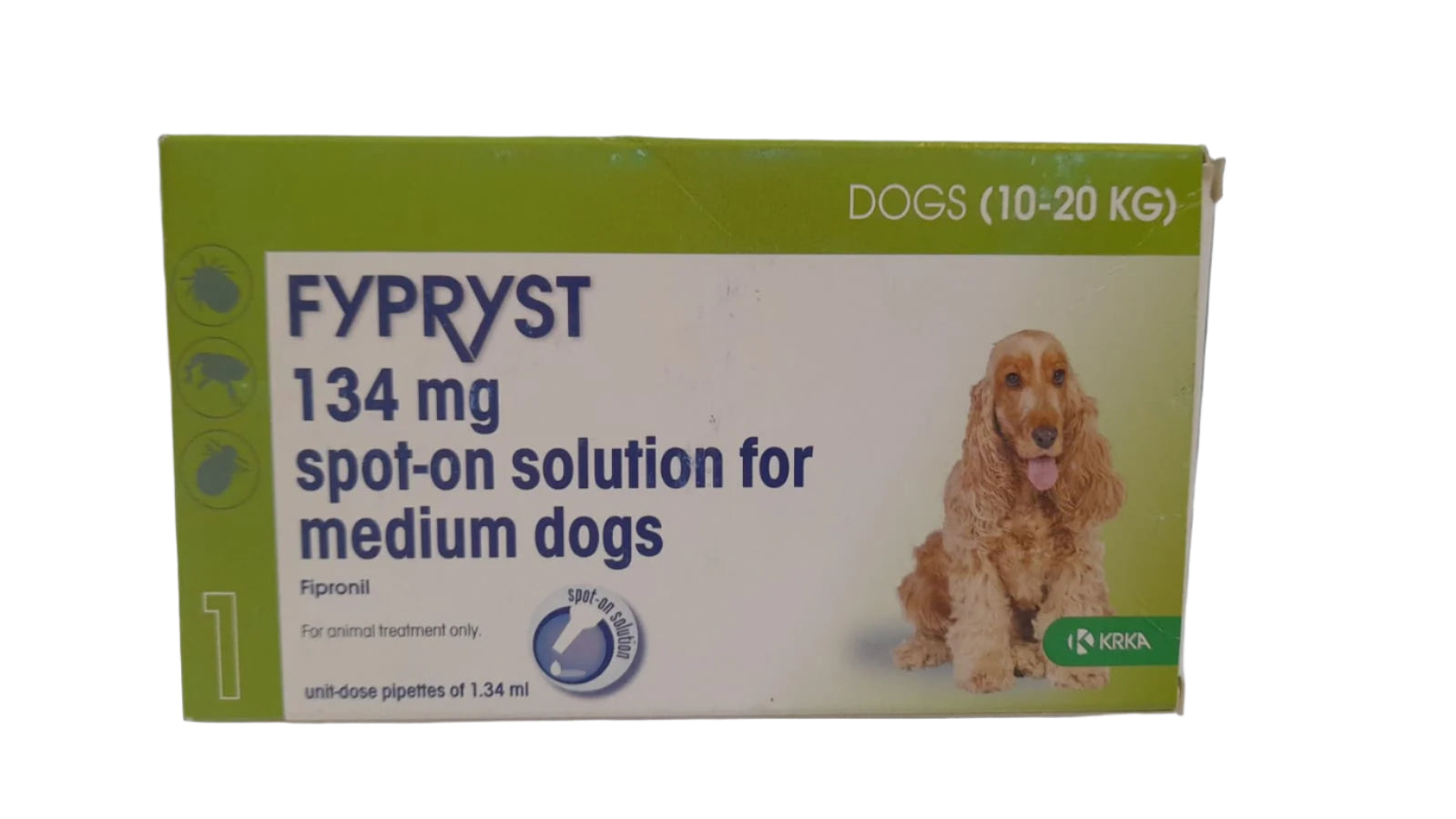 Fypryst Dogs 134mg 1 Pipette - Mickey's Pets Store