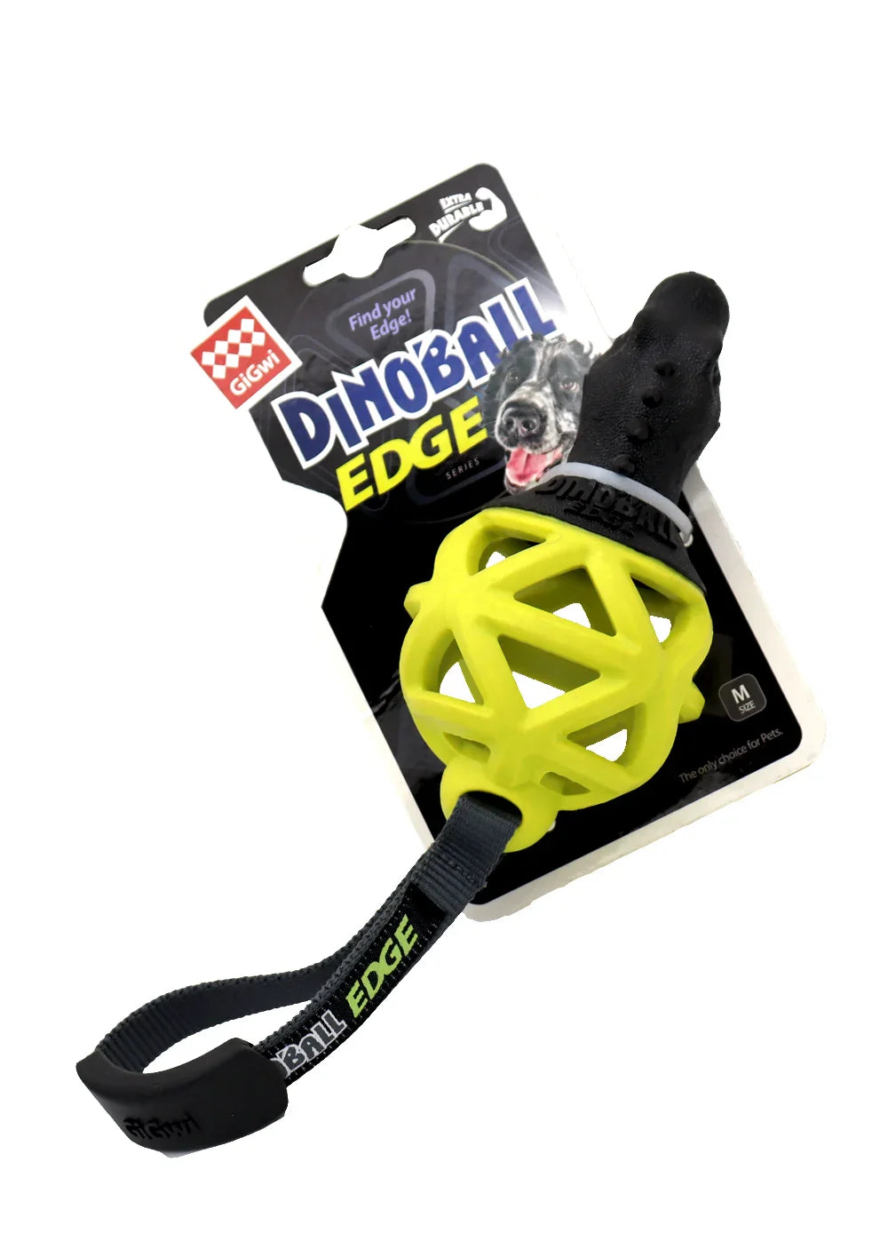GiGwi Dino Ball Edge _green - Mickey's Pets Store