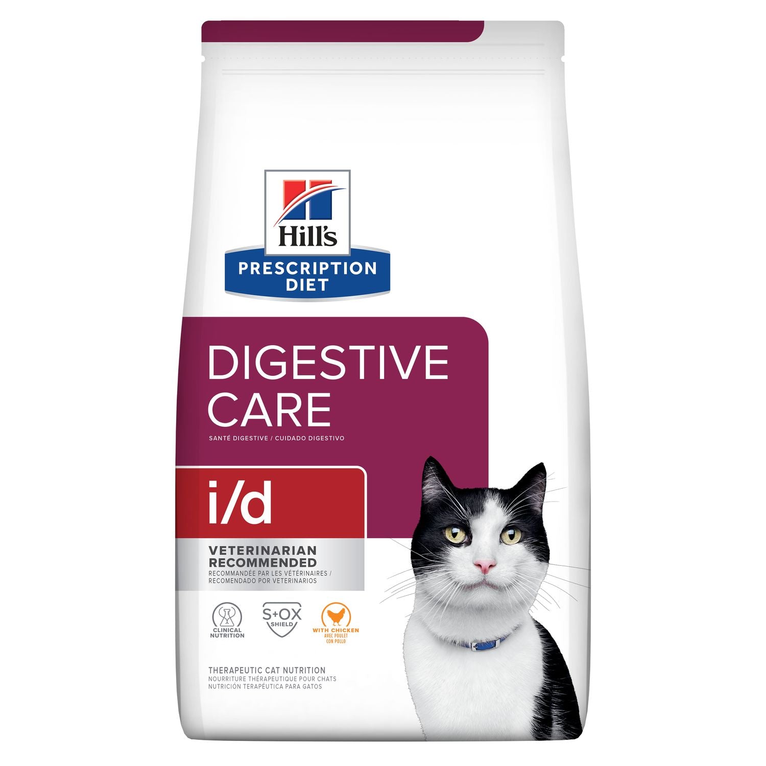 Hill's Digestive Care i/d with Chicken Dry Cat Food (1.5kg/3kg) - Mickey's Pets Store
