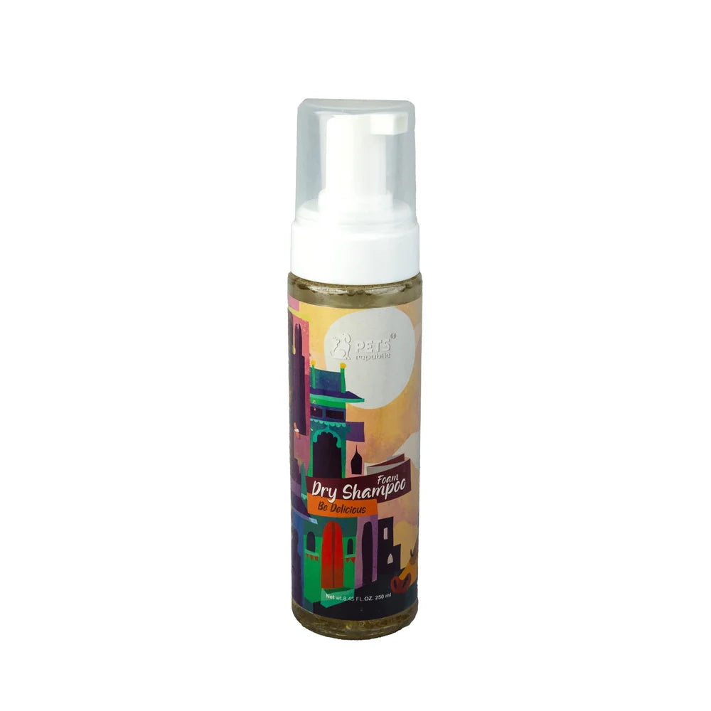 Pets Republic Foam Dry Shampoo Be Delicious 250 ml - Mickey's Pets Store