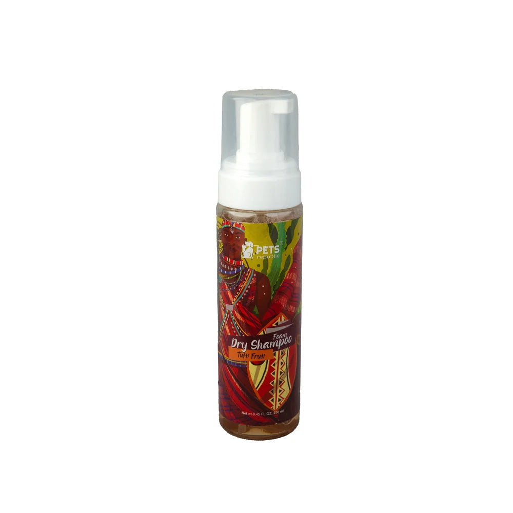 Pets Republic Foam Dry Shampoo Tutt Frutt 250 ml - Mickey's Pets Store