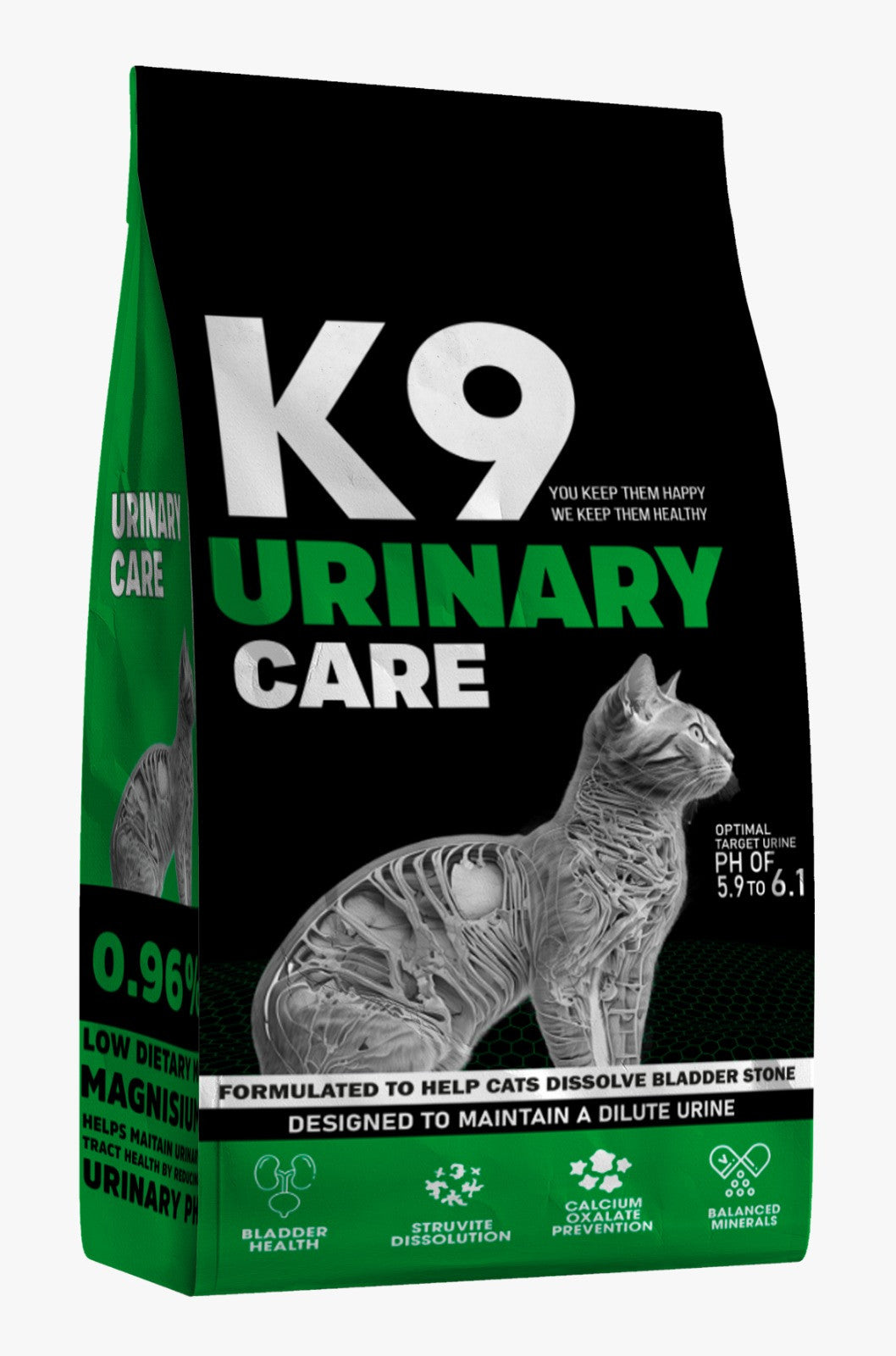 K9 Urinary Care Cat Dry Food -(500gr/2kg) - Mickey's Pets Store