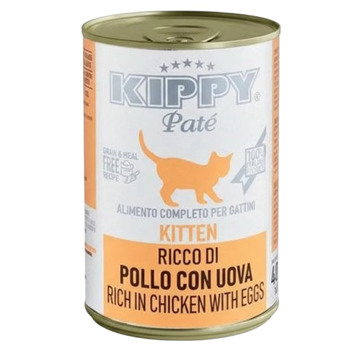 KIPPY Pate Rich in CHICKEN With EGGS for Kitten Cats 400g - Mickey's Pets Store