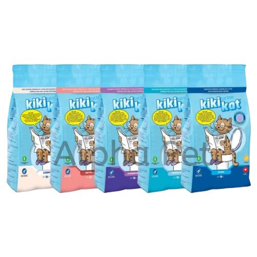 Kiki Kat Bentonite Clumping Cat Litter 10L - Mickey's Pets Store