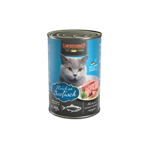 Leonardo Cat with Fish Wet Cat Food Can 400g - Mickey's Pets Store