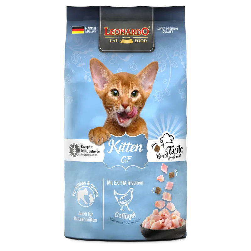 Leonardo Kitten GF (300g/1.8kg) - Mickey's Pets Store