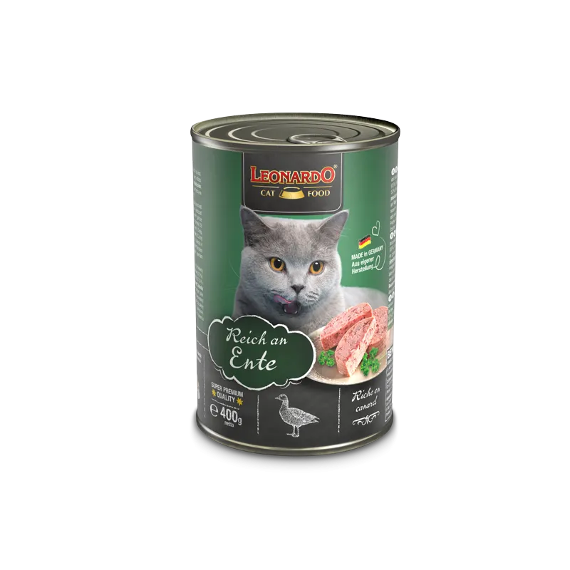Leonardo Rich in duck 400g - Mickey's Pets Store