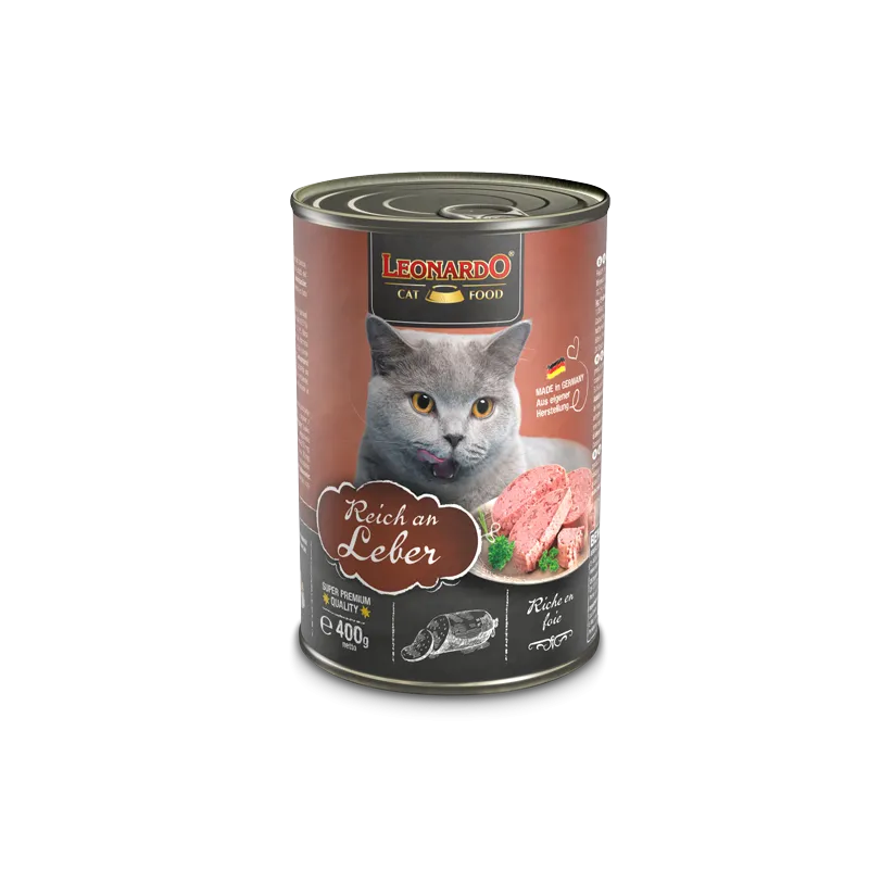 Leonardo Rich in liver 400g - Mickey's Pets Store