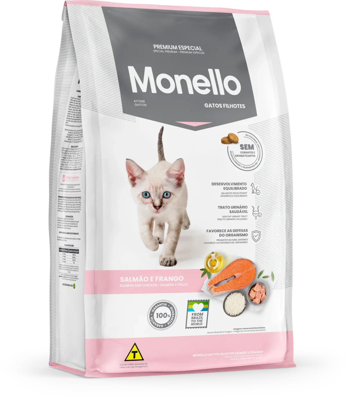 Monello Special Cat Kitten Salmon and Chicken 1kg - Mickey's Pets Store