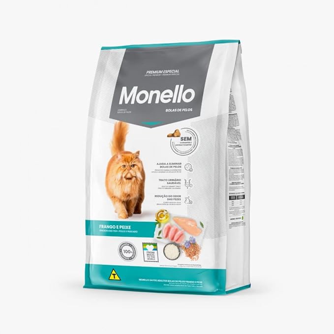 Monello Special Premium Adult Cat Hairball Control Chicken and Fish Flavor (7KG ) - Mickey's Pets Store