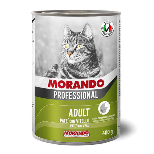 Morando Professional Cat Pate with Veal 400g - Mickey's Pets Store