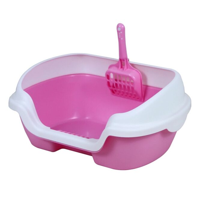 Naomi Cat litter Box with shove E219 - Mickey's Pets Store