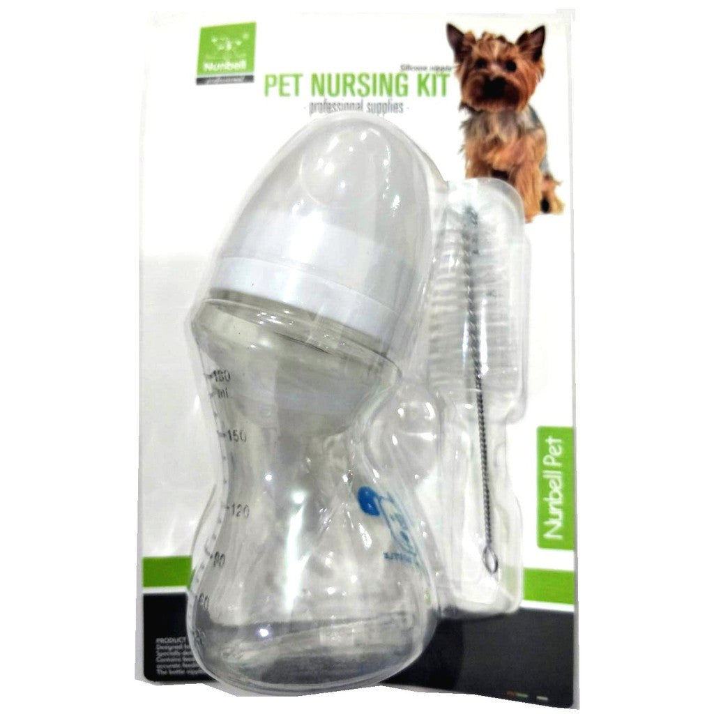 Nunbell Pet Nursing Bottle with Cleaning Brush non toxic - Mickey's Pets Store