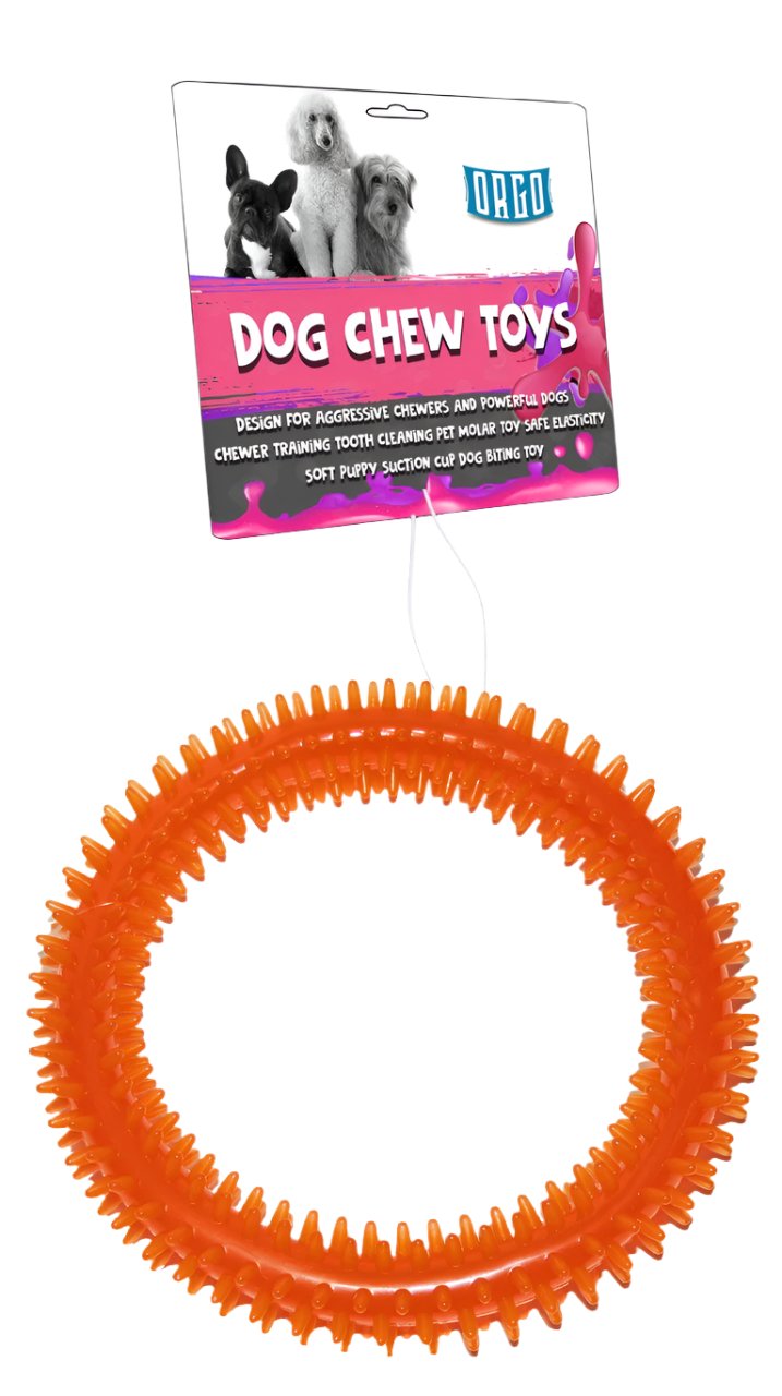 ORGO Dog Chew Toys Ring - Mickey's Pets Store