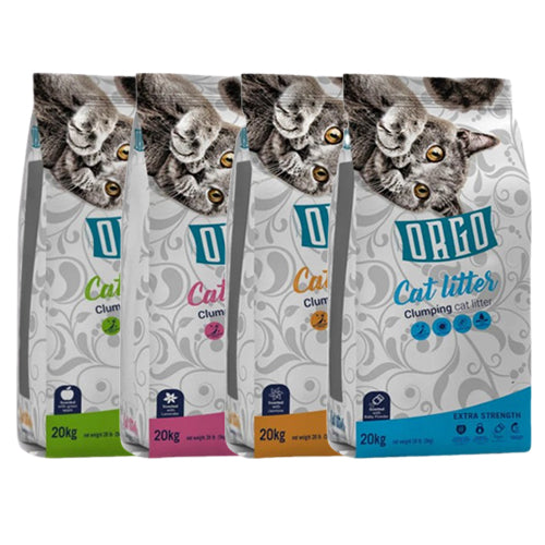 Orgo Bentonite Clumping Cat Litter 20L - Mickey's Pets Store