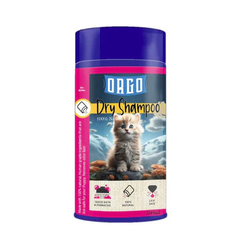 Orgo Dry Shampoo for Kittens 500ml - Mickey's Pets Store
