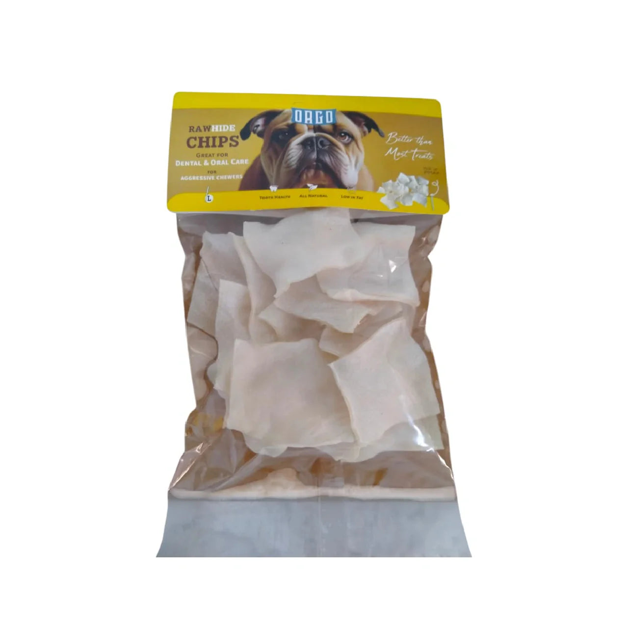 Orgo RawHide Chips Dental & Oral Care 200gm - Mickey's Pets Store