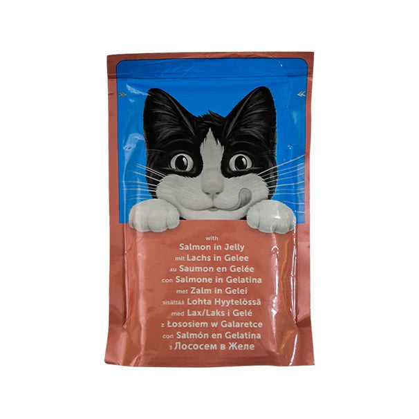 PURINA FELIX Wet Cat Food Pouch With Salmon In Jelly 100 g - Mickey's Pets Store