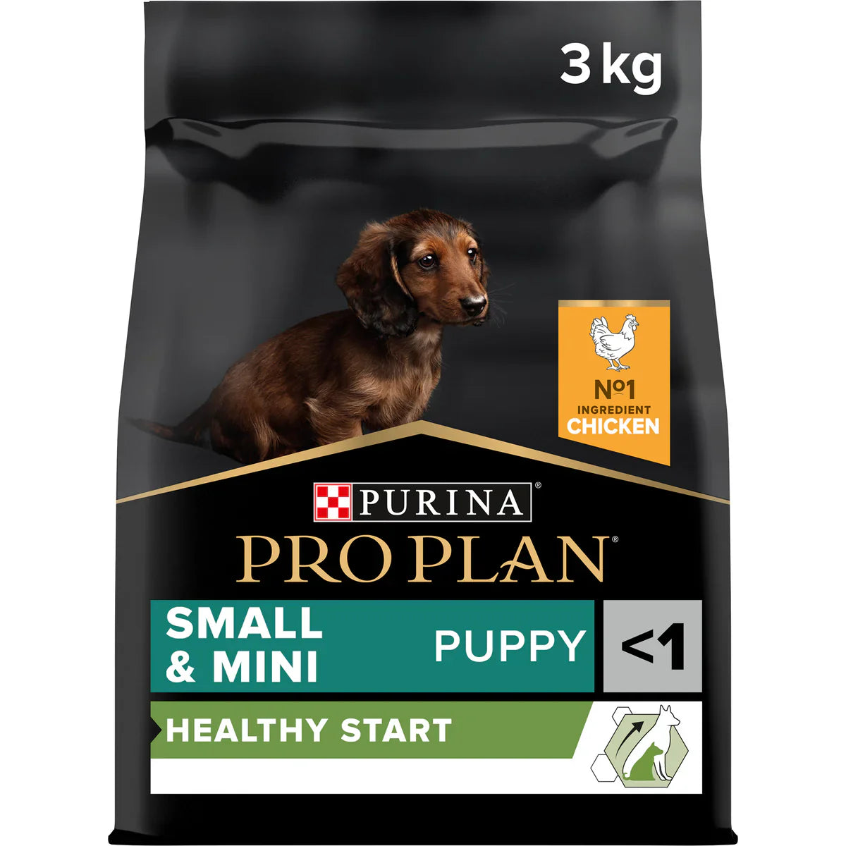 PURINA® Pro Plan® Small & Mini Puppy with OPTISTART®, Rich in Chicken Dry Dog Food - 3 KG - Mickey's Pets Store