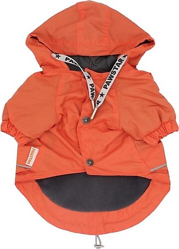 Pawstar Large Orange Raincoat - Mickey's Pets Store