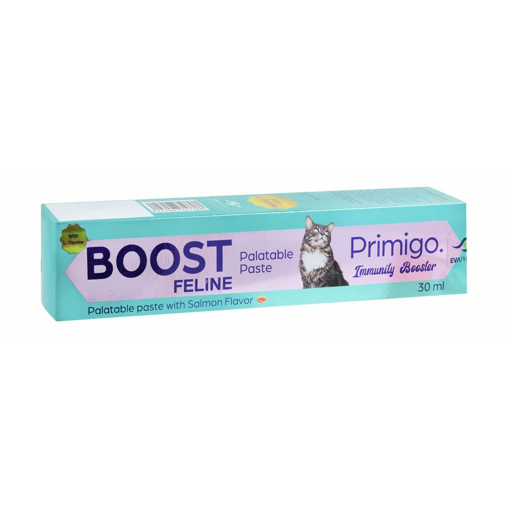 Primigo Immunity Booster Boost Feline Palatable Paste With Salmon Flavor For Cats - 30ml - Mickey's Pets Store