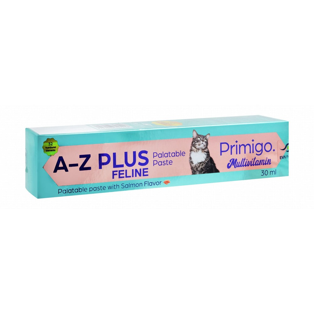 Primigo Multivitamin A–Z Plus Feline Palatable Paste With Salmon Flavor For Cats - 30ml - Mickey's Pets Store
