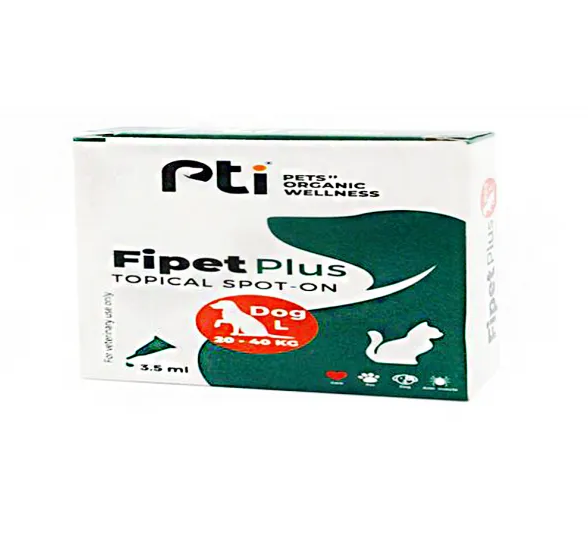 Pti Fipet Plus Topical Spot-on For Large Dogs 20-40Kg 3.5ml - Mickey's Pets Store