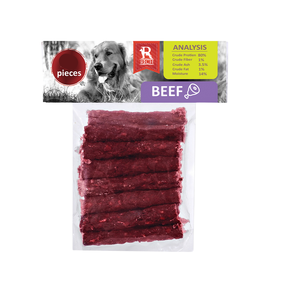 Rich Beef Chew Bones for Dogs (8 pieces) - Mickey's Pets Store