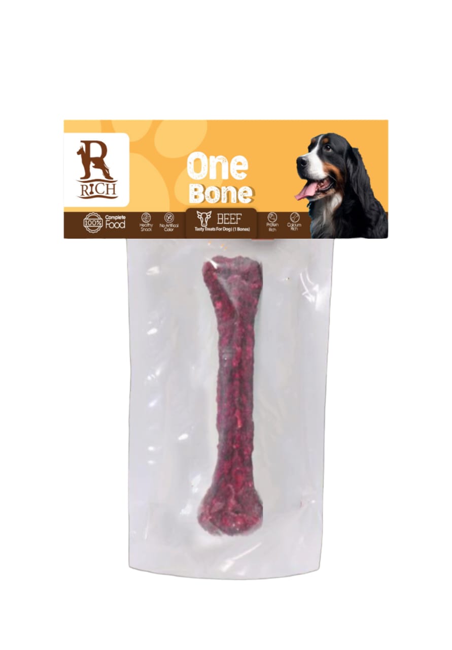 Rich One Bone Dogs with (Beef) - Mickey's Pets Store