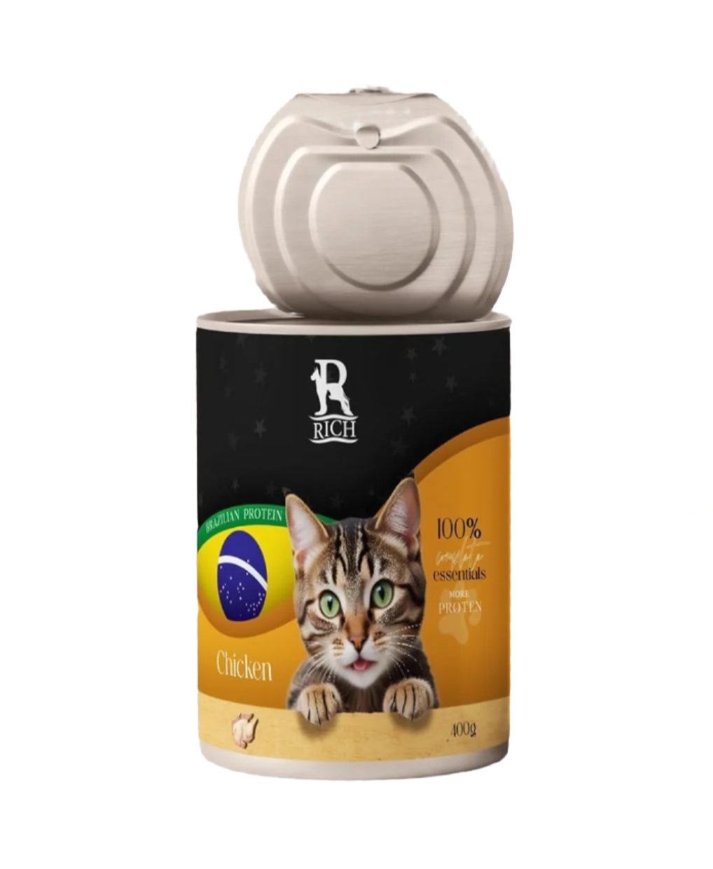 Rich wet Food for cats with Chicken 400G - Mickey's Pets Store
