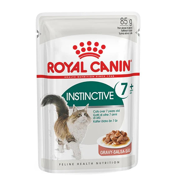 Royal Canin Instinctive 7+Wet food for cats over 7 in Gravy (85gm / Pouch) - Mickey's Pets Store