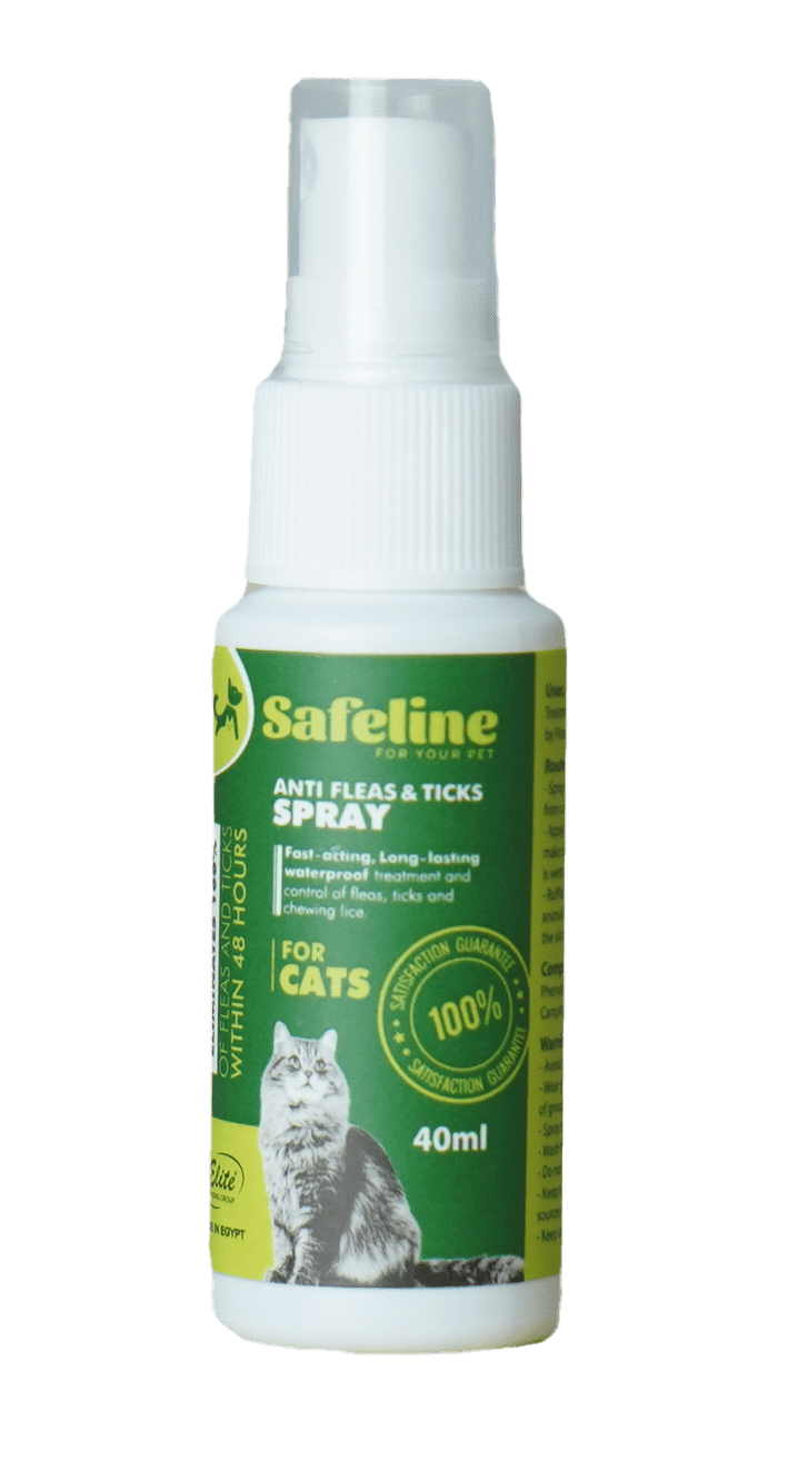 SAFELINE Anti Flea & Ticks Spray For Cats - Mickey's Pets Store